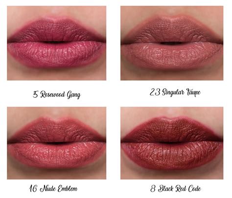 ysl stain swatches|ysl matte lip stain.